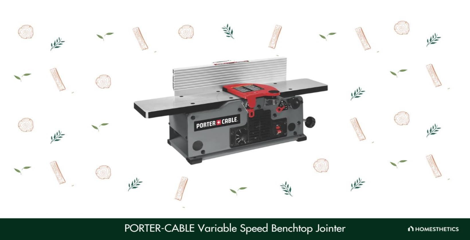 2. PORTER CABLE Variable Speed Benchtop Jointer