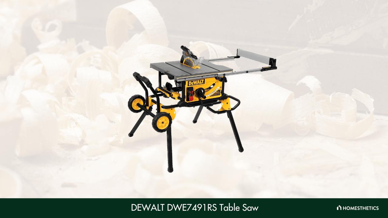3. DEWALT ‎DWE7491RS Table Saw
