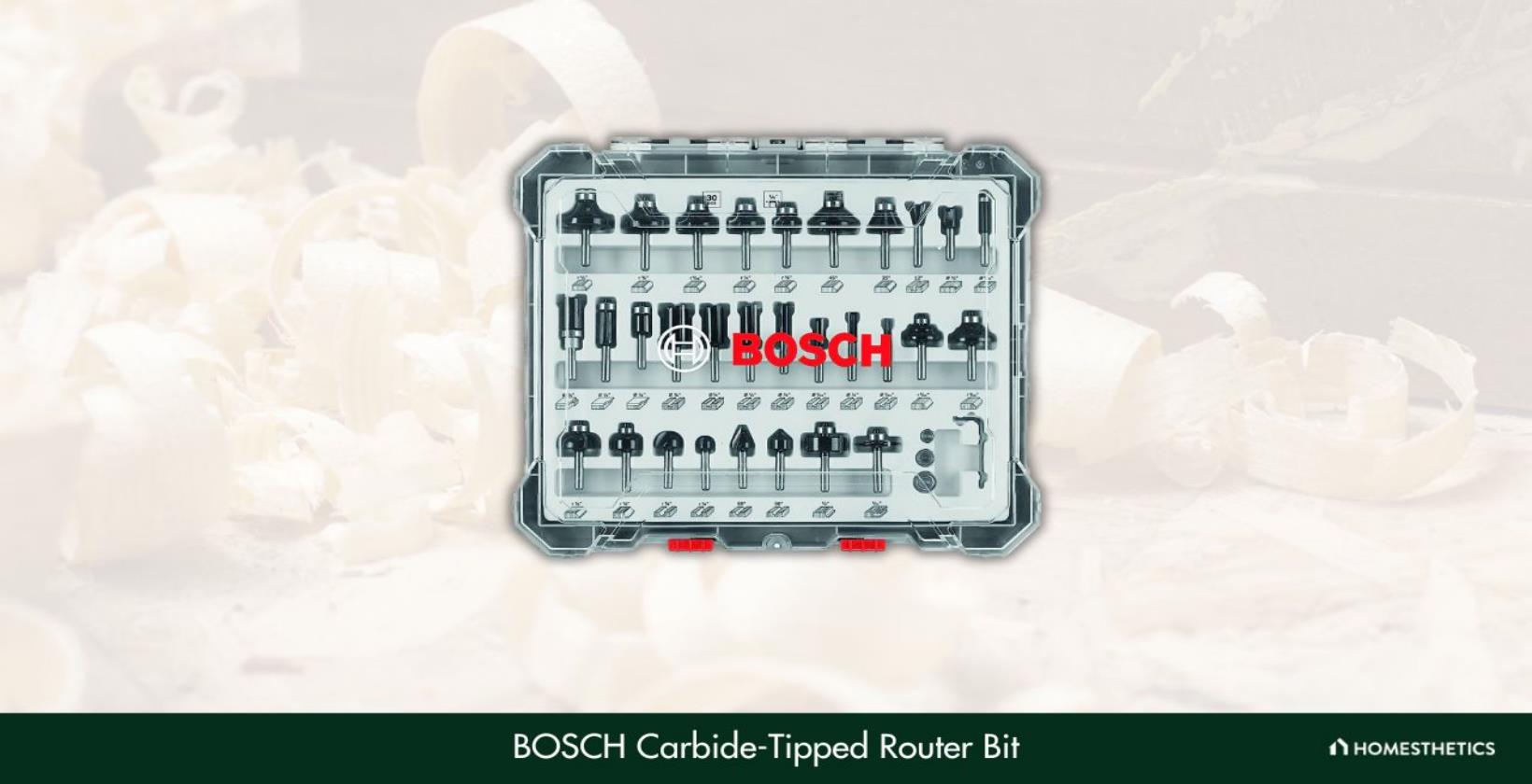4. BOSCH Carbide Tipped Router Bit
