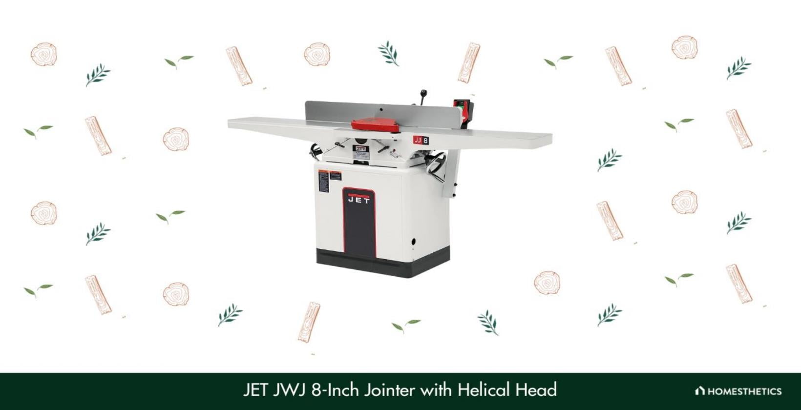 4. JET JWJ 8 Inch Jointer with Helical Head