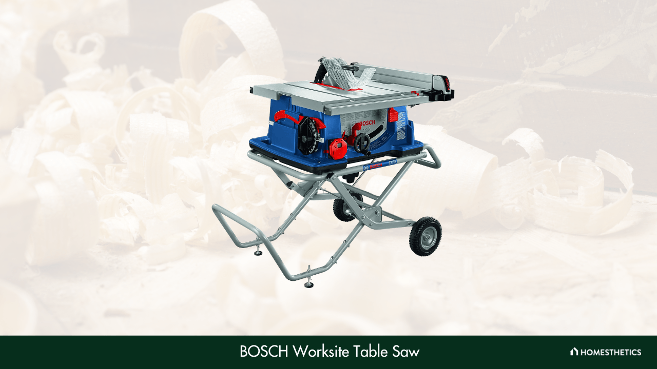5. BOSCH Worksite Table Saw