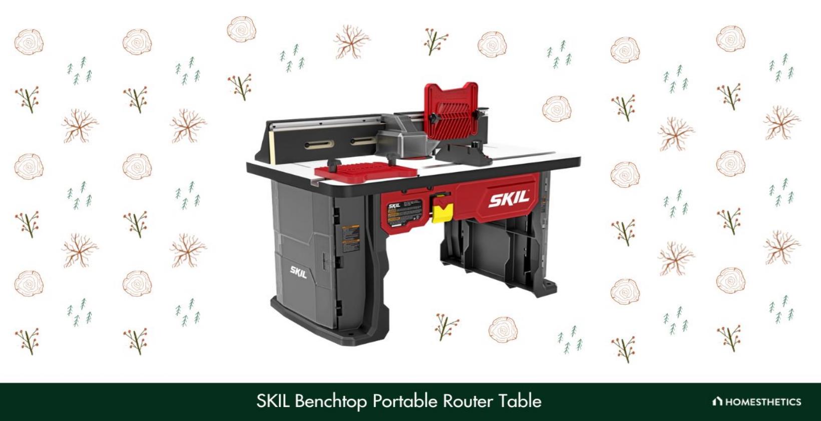 6. SKIL Benchtop Portable Router Table