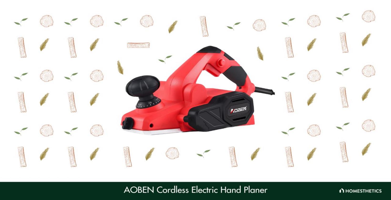 7. AOBEN Cordless Electric Hand Planer