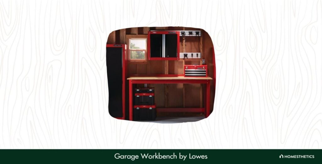 9. Garage Workbench by Lowes