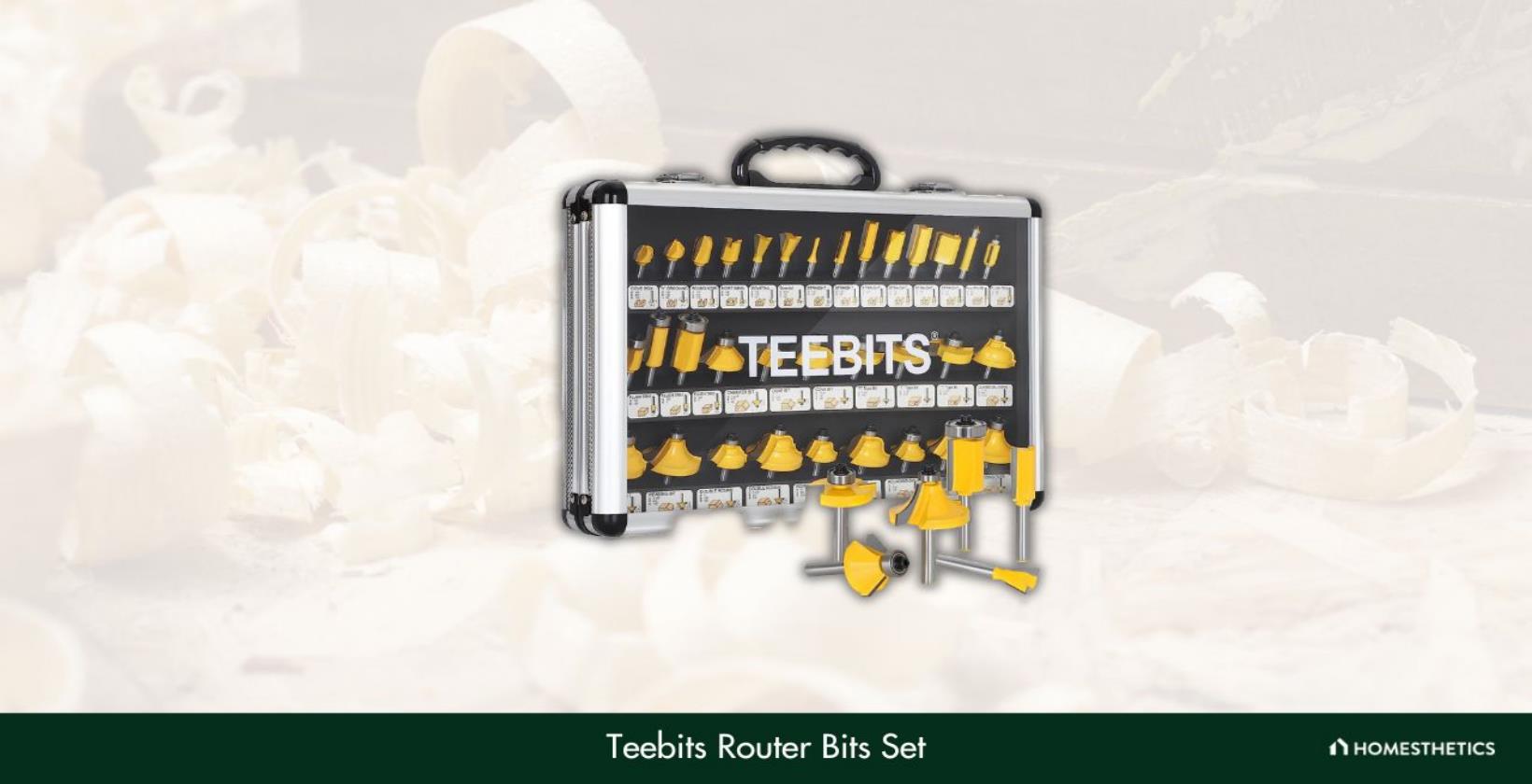 9. Teebits Router Bits Set