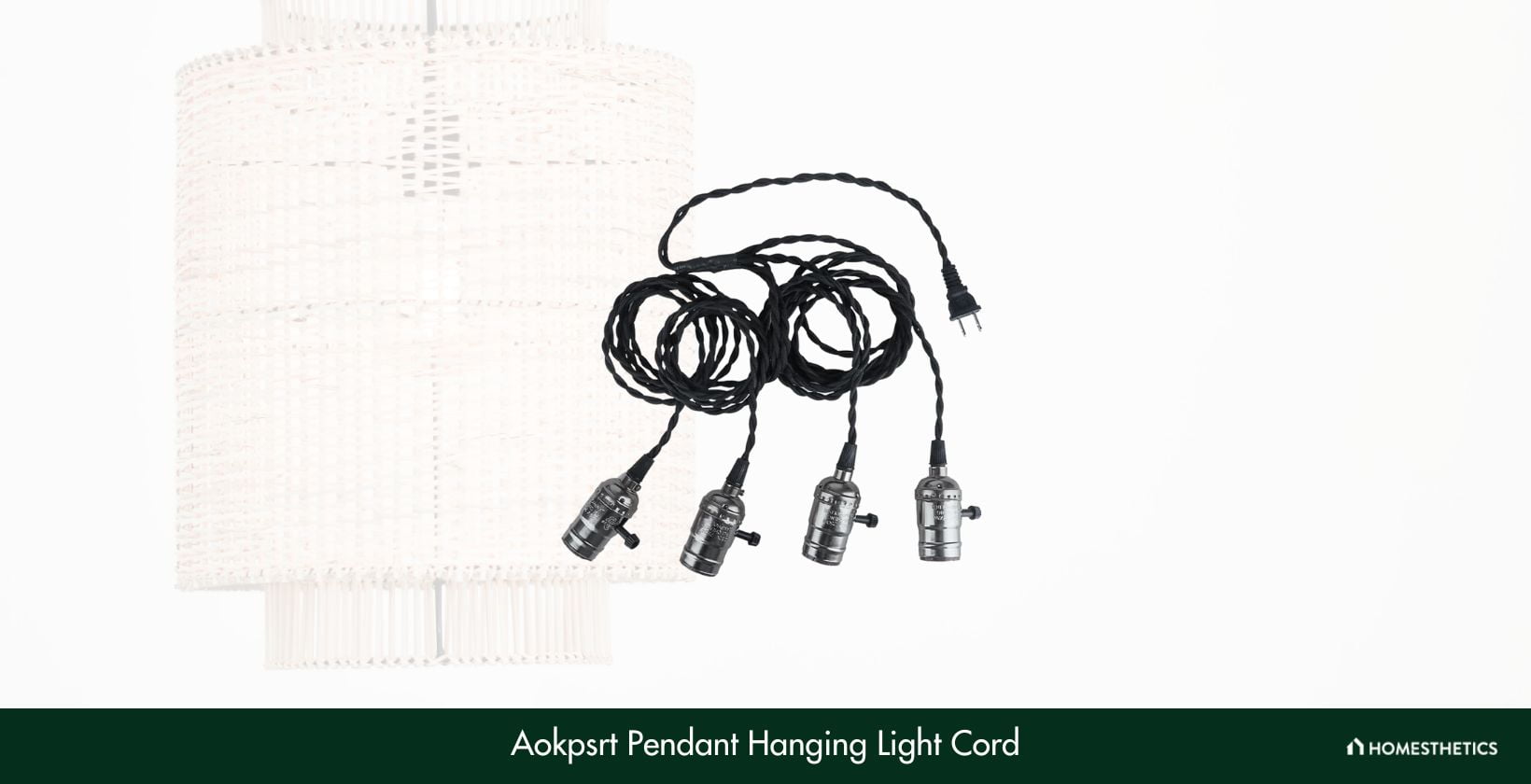 Aokpsrt Pendant Hanging Light Cord
