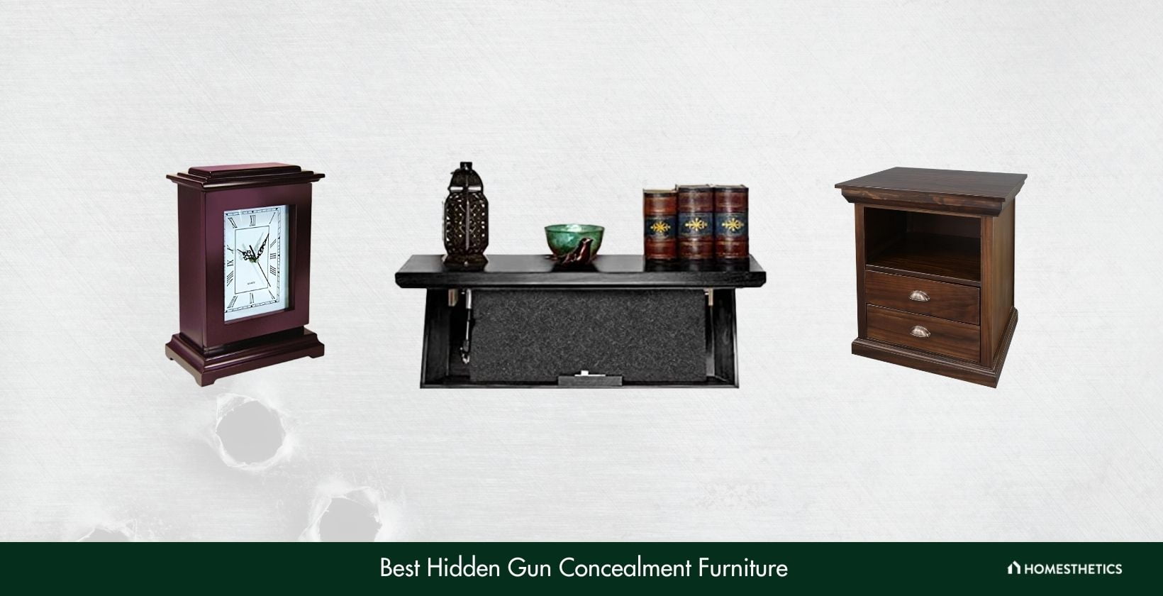 Best Hidden Gun Concealment Furniture