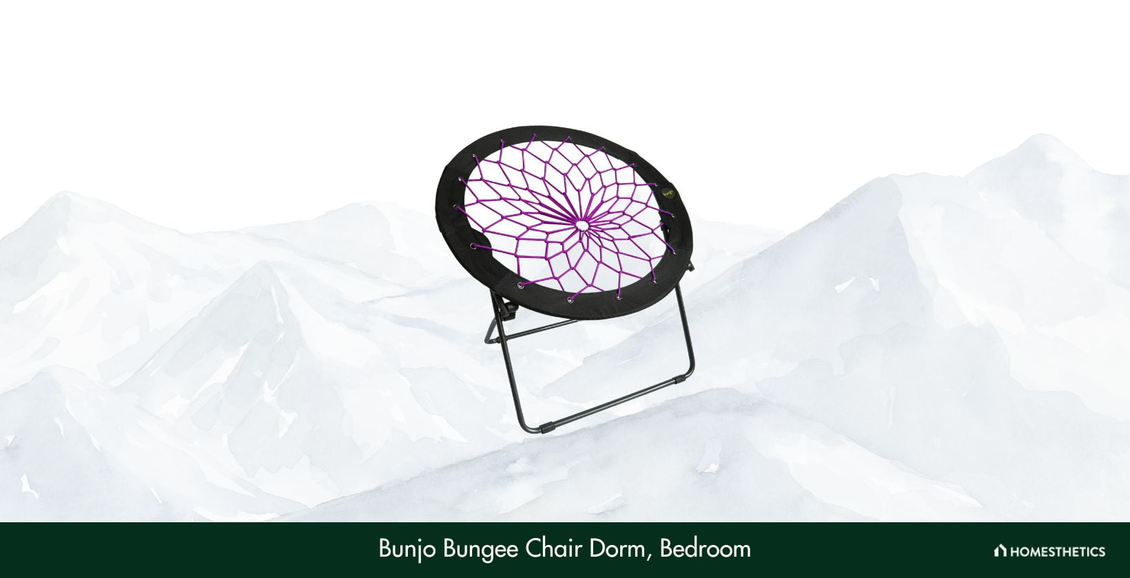 Comfortable Woven Bungee Dish Chair Lightweight Folding Flexible