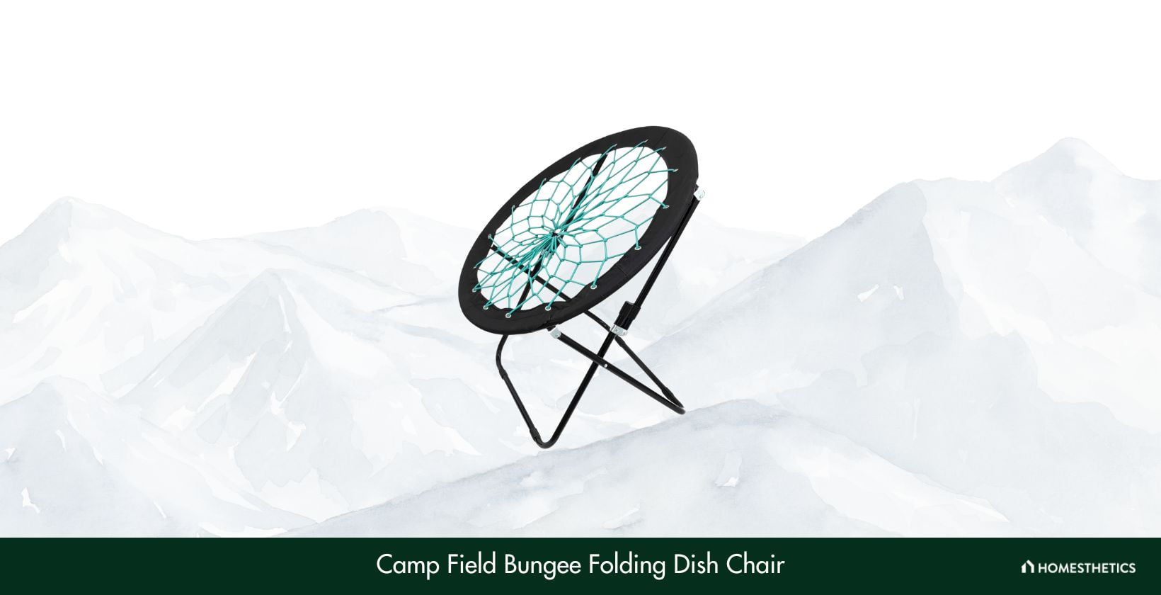 Camp Field Bungee Folding Dish Chair