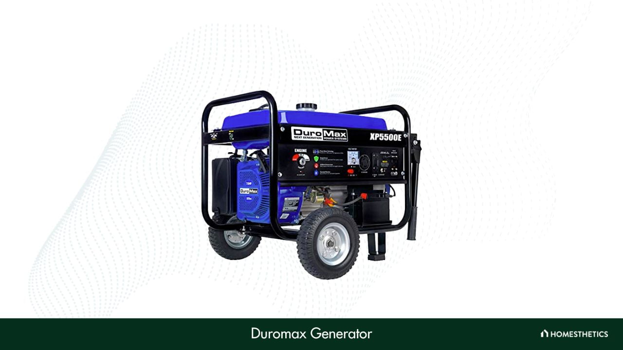 Duromax XP5500E 5500 Watt Gas Powered Portable Generator