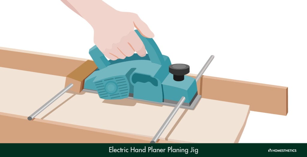 1. Electric Hand Planer Planing Jig