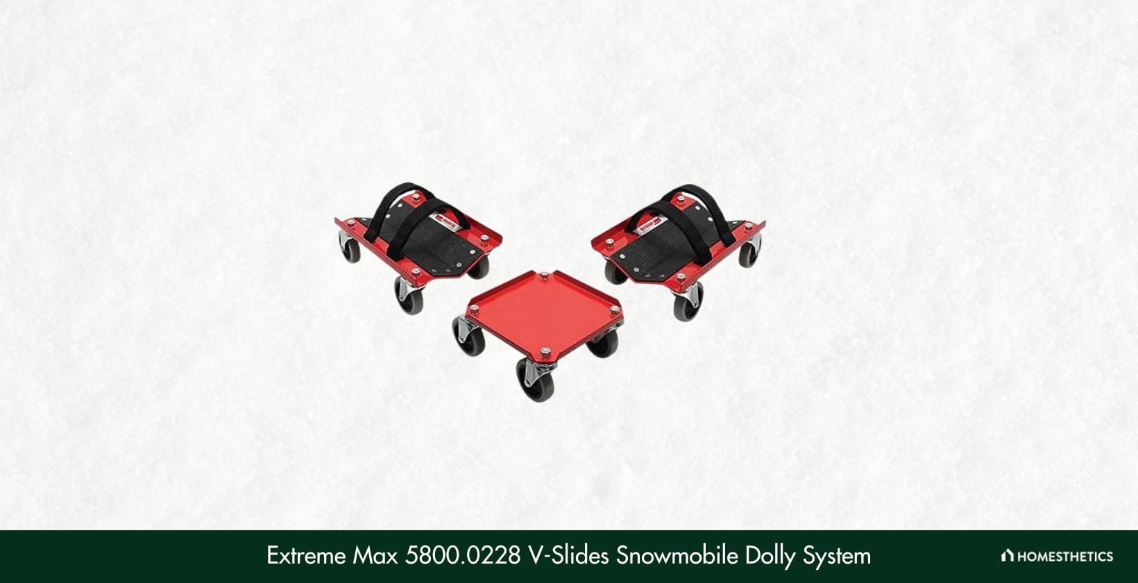 Extreme Max 5800.0228 V Slides Snowmobile Dolly System 1
