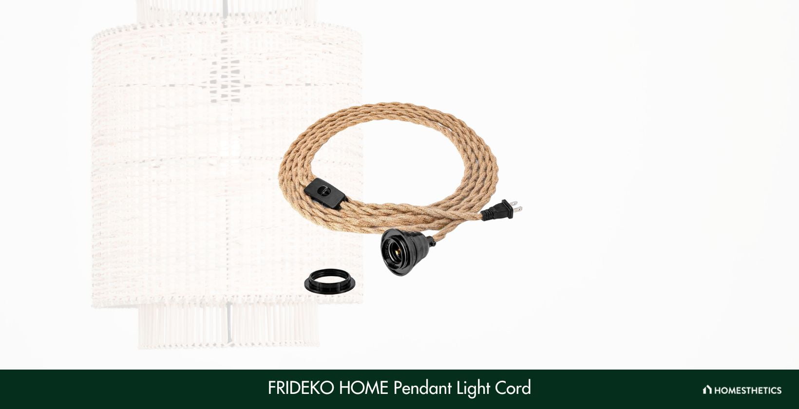 FRIDEKO HOME Pendant Light Cord
