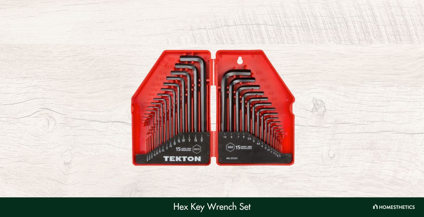 Hex Key Wrench Set 25253
