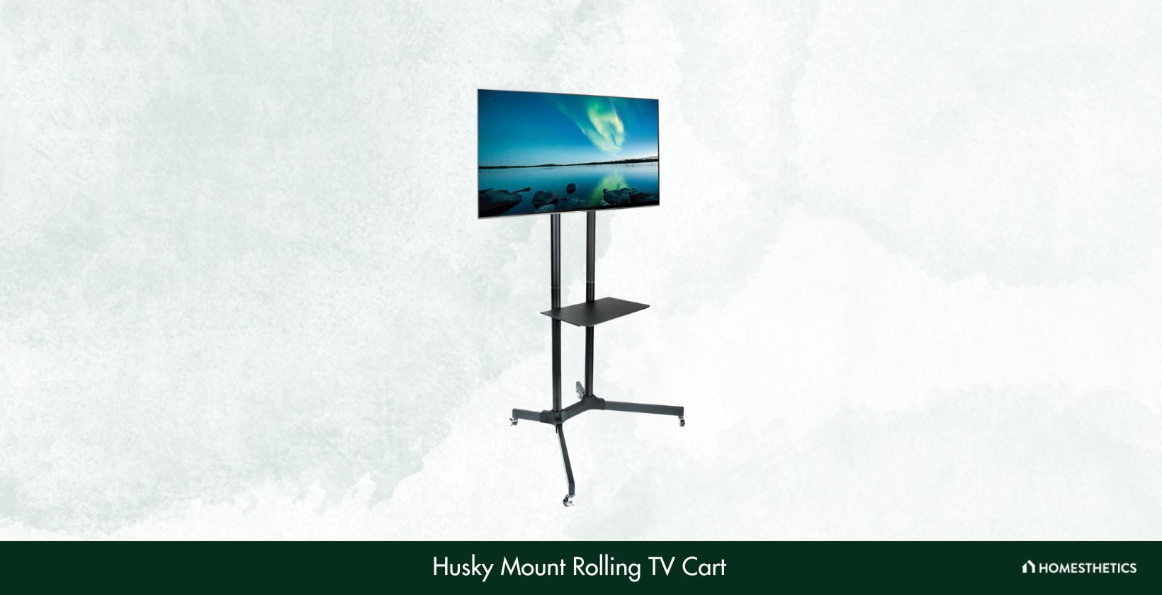 Husky Mount Rolling TV Cart