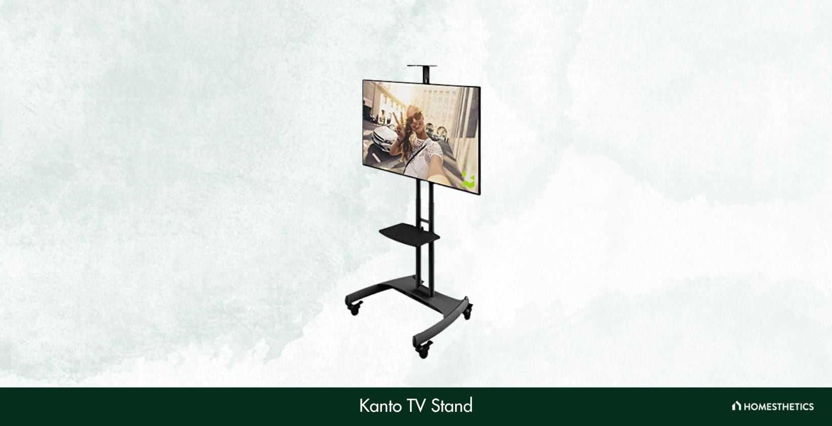 Kanto MTM65PL TV Stand with Wheels and Mount