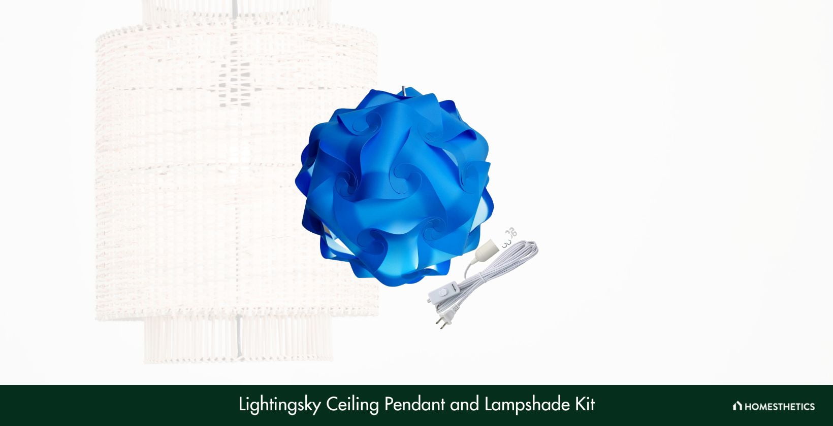 Lightingsky Ceiling Pendant and Lampshade Kit
