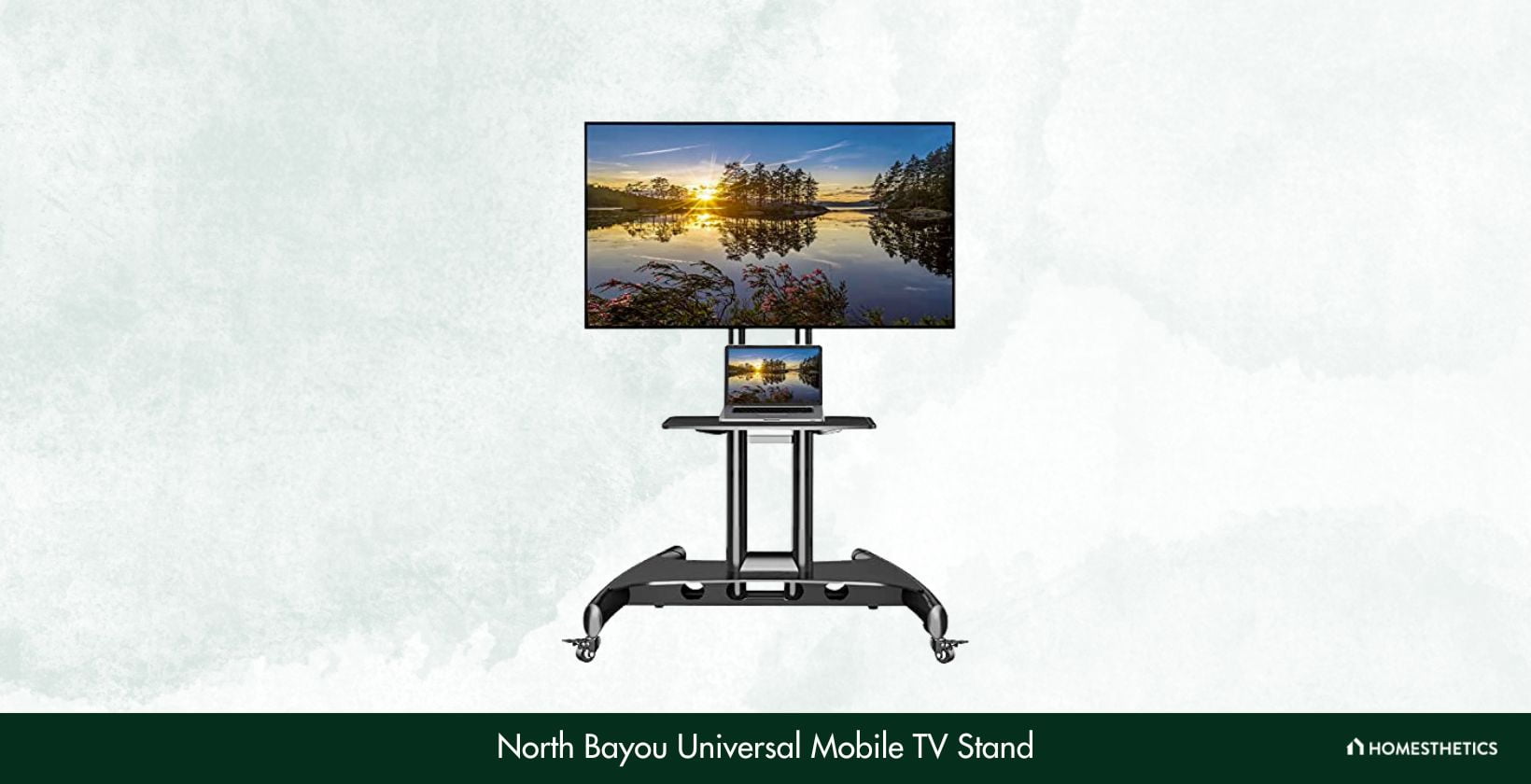 North Bayou Universal Mobile TV Stand