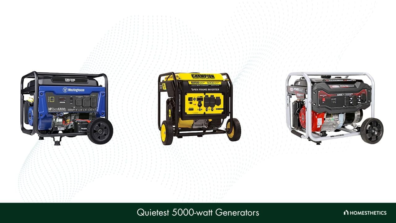 Quietest 5000-watt Generators