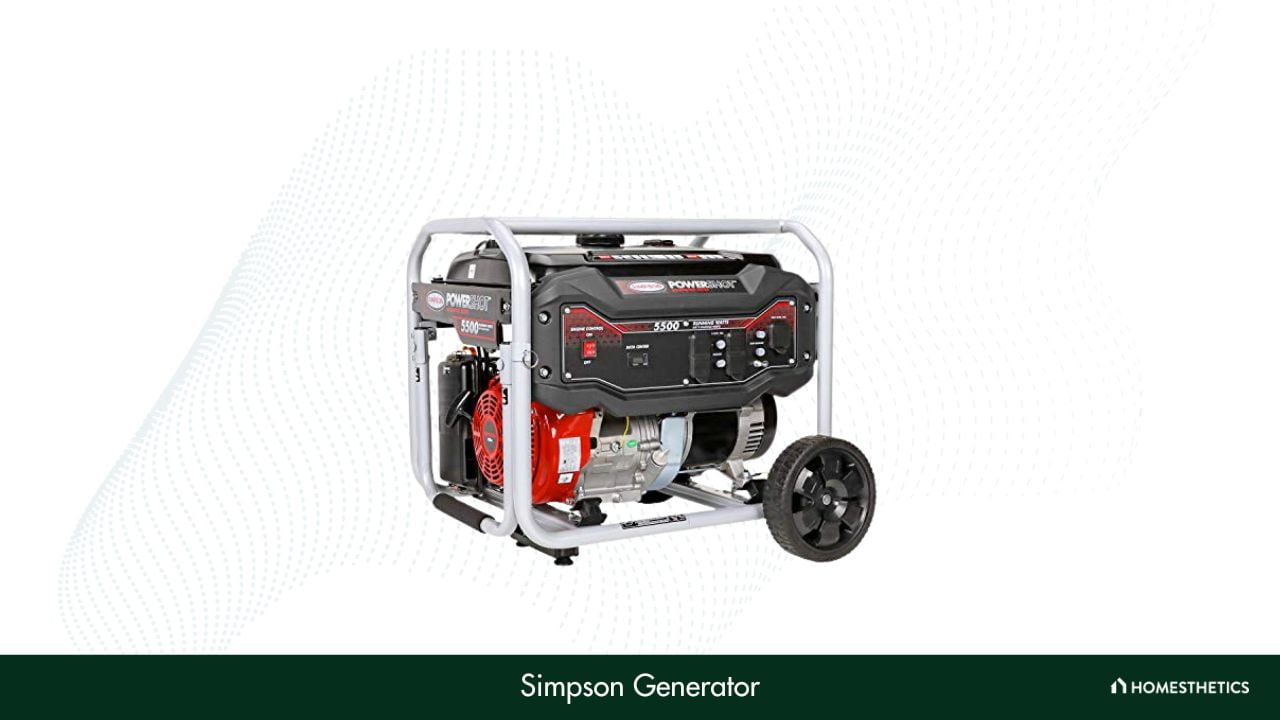 SIMPSON SPG5568 Portable Gas Generator