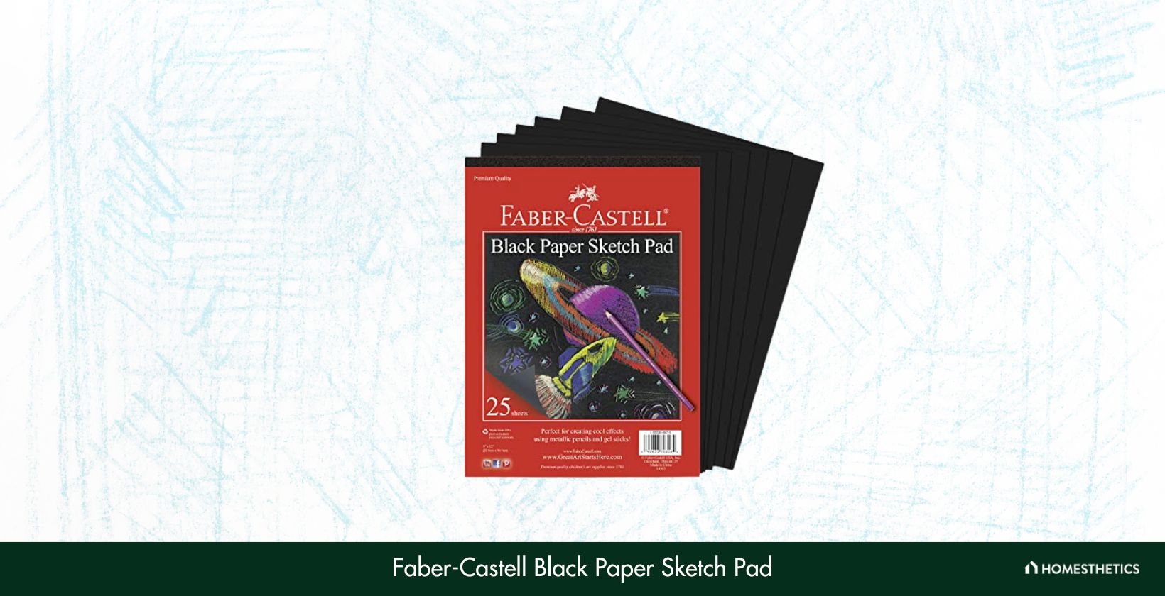 Faber Castell Black Oil Paper Pad
