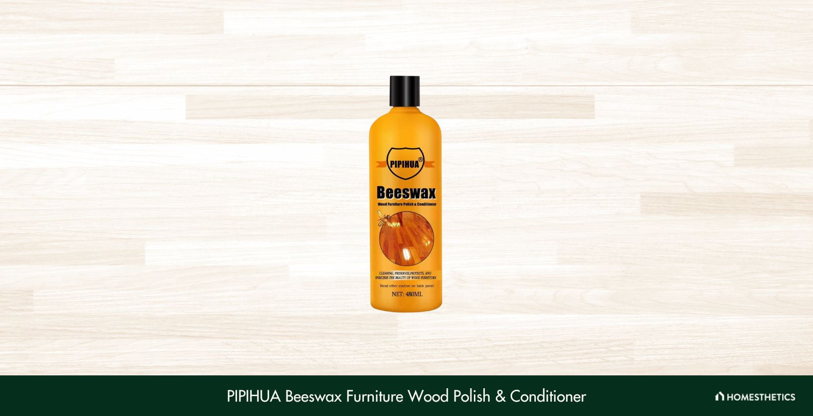 PIPIHUA Beeswax Furniture Wood Polish Conditioner