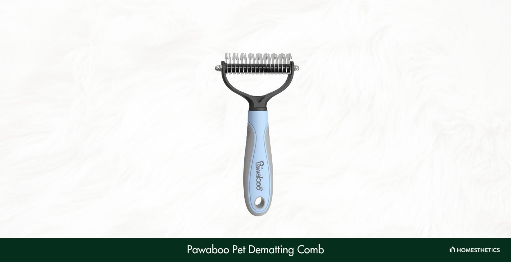 Pawaboo Stainless Steel Pet Dematting Comb