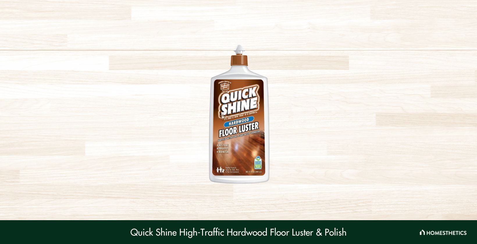 Quick Shine High Traffic Hardwood Floor Luster Polish