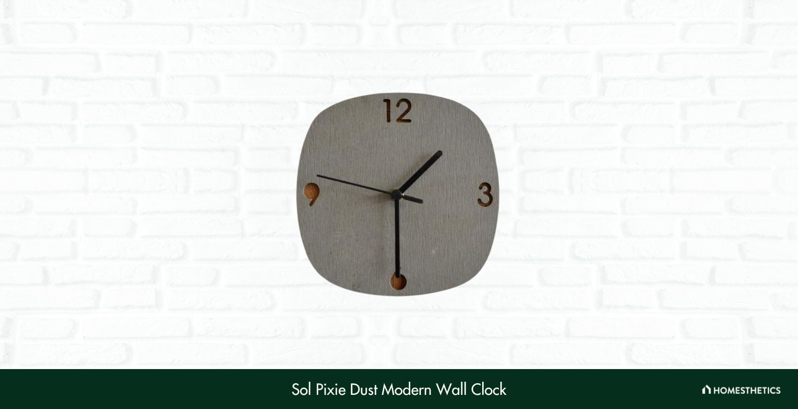 Sol Pixie Dust Modern Wall Clock