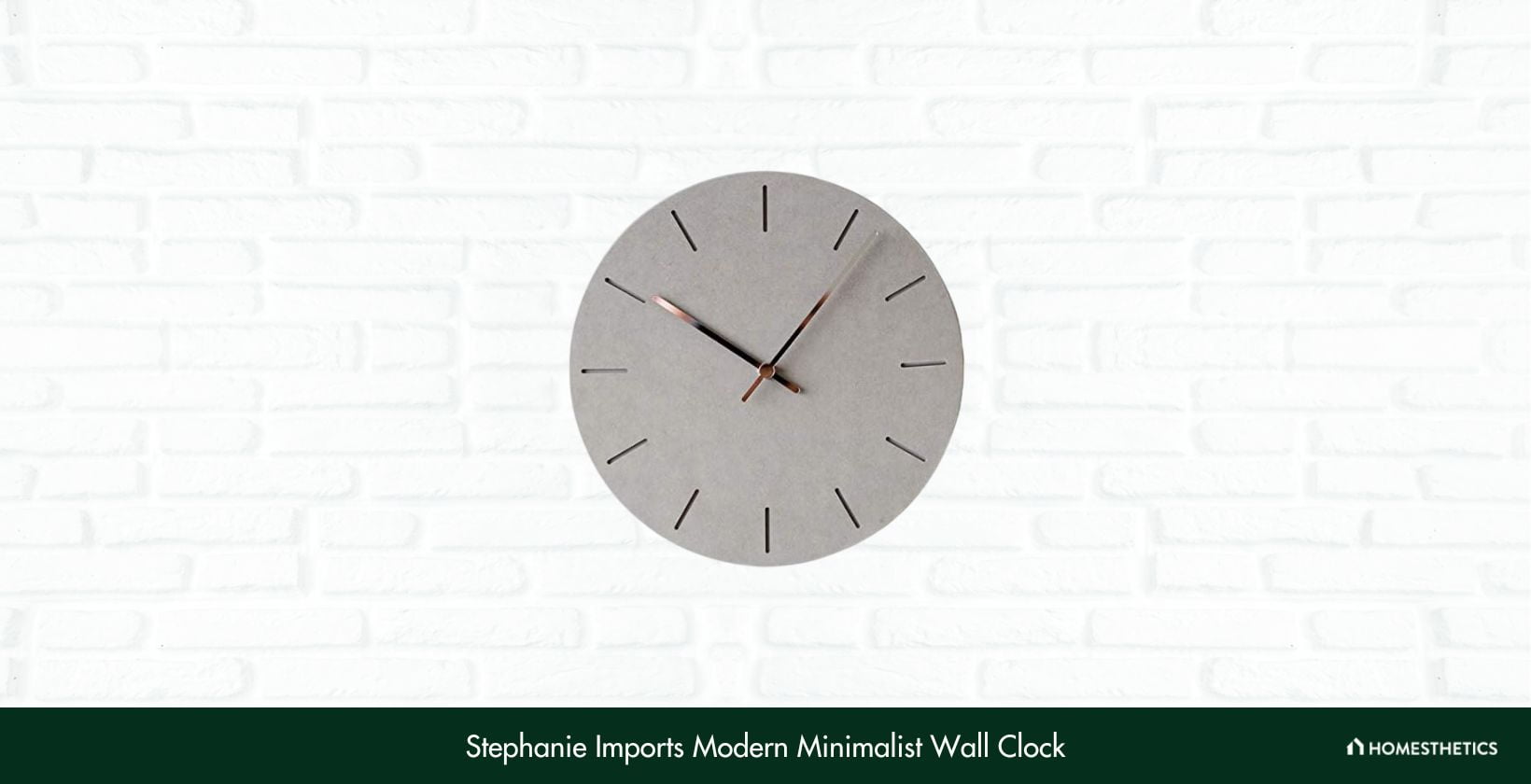 Stephanie Imports Modern Minimalist Wall Clock