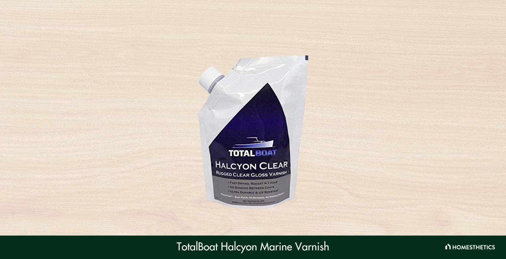 TotalBoat Halcyon Marine Varnish