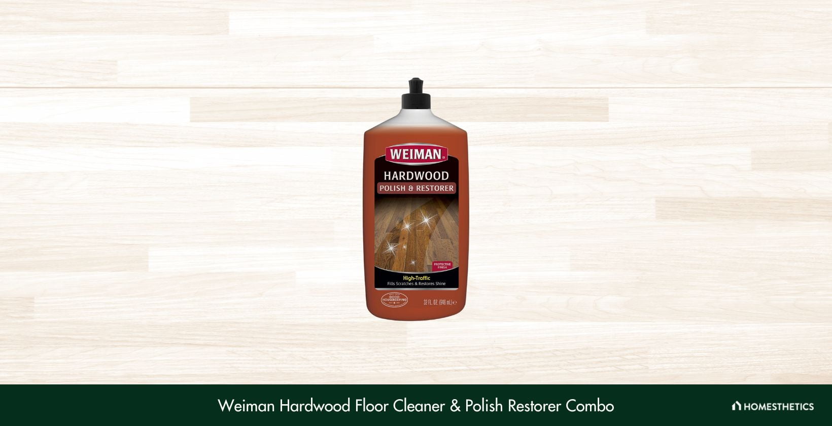 Weiman Hardwood Floor Cleaner Polish Restorer Combo