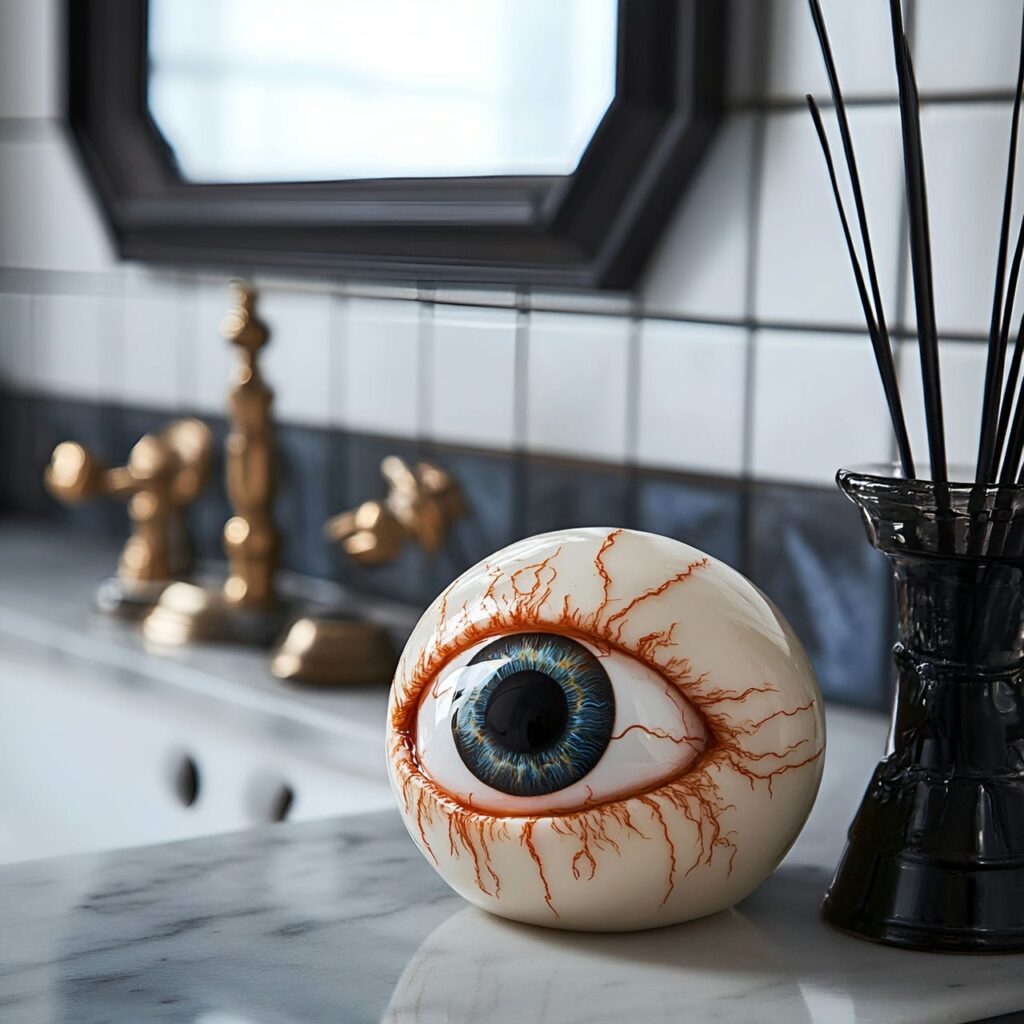 27. Creepy Eyeball Soap Bar with Realistic Detail