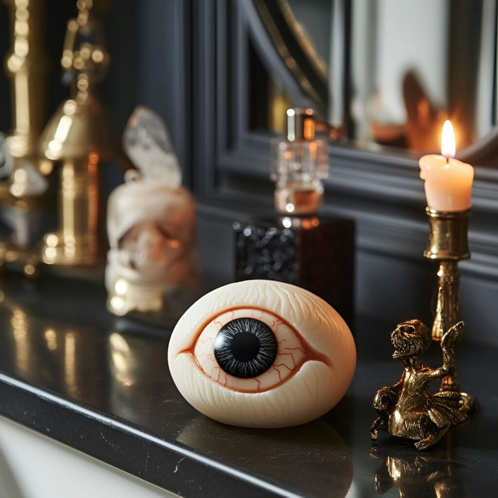 27. Creepy Eyeball Soap Bar with Realistic Detail