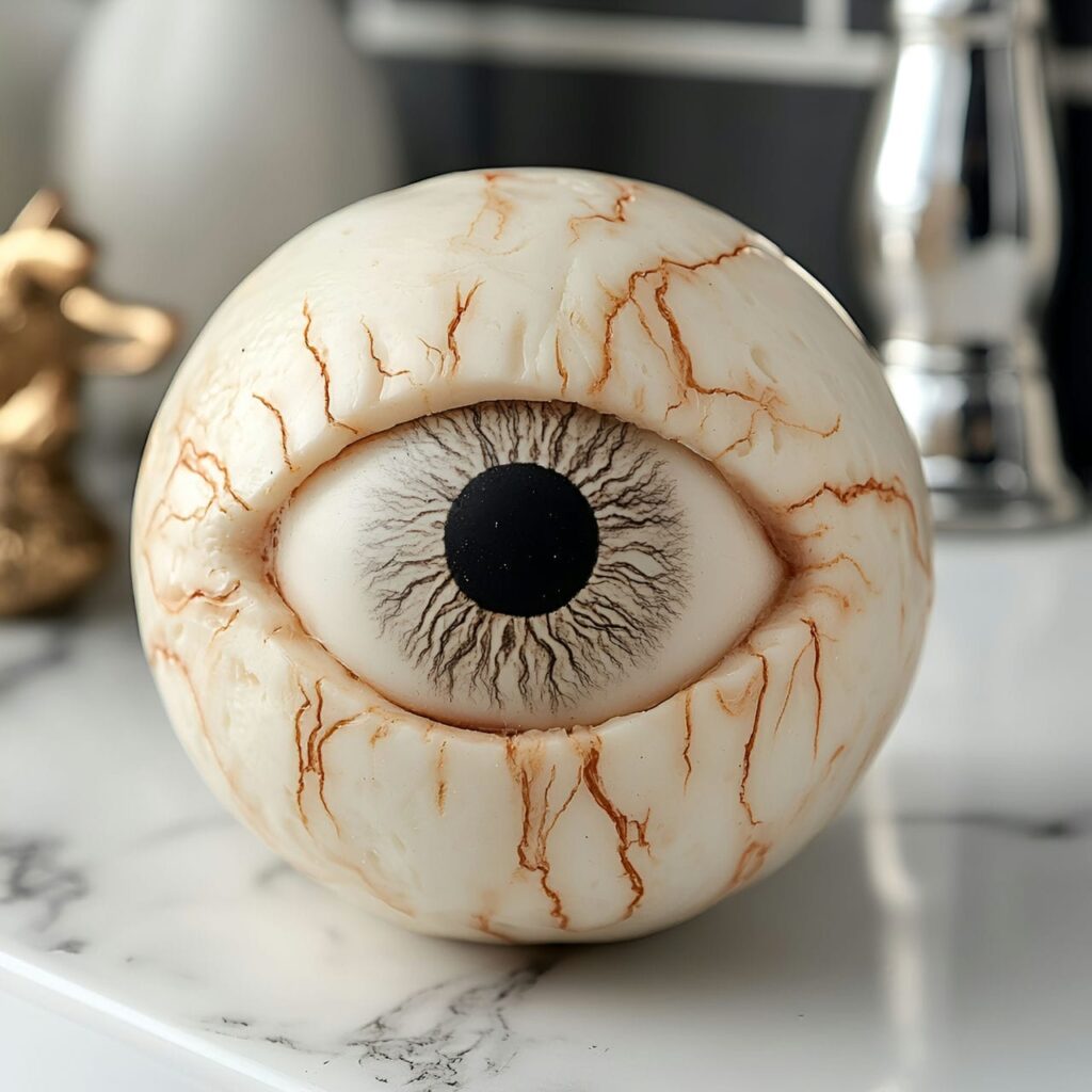 27. Creepy Eyeball Soap Bar with Realistic Detail