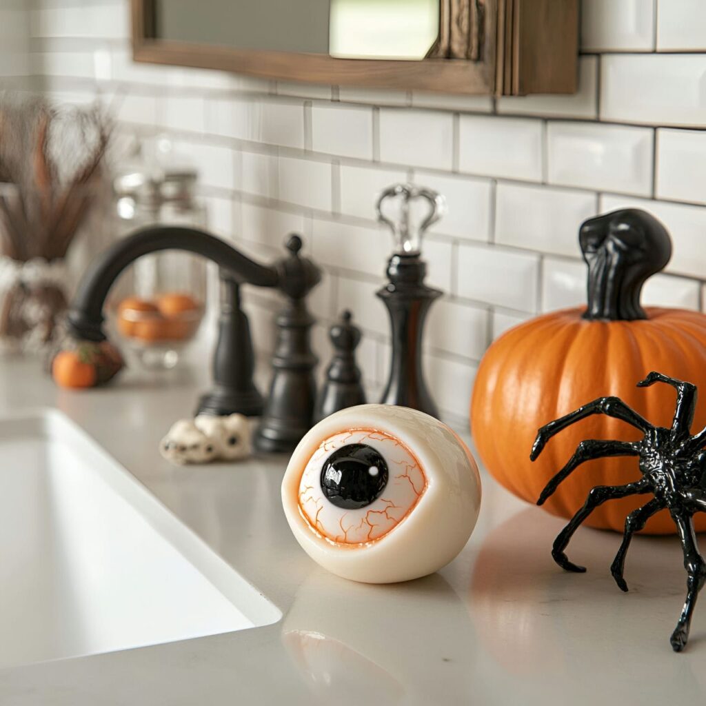 27. Creepy Eyeball Soap Bar with Realistic Detail