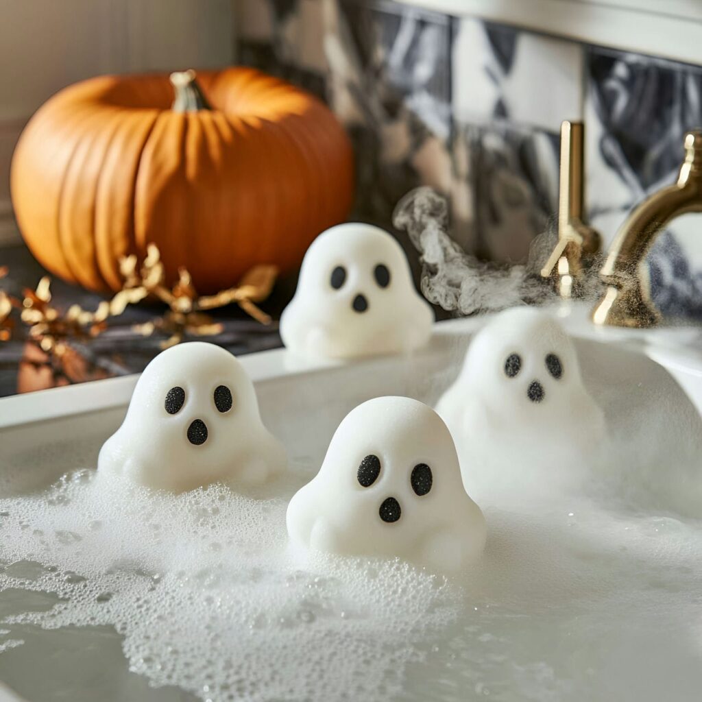 28. Ghostly Shower Steamers with Scented Mist