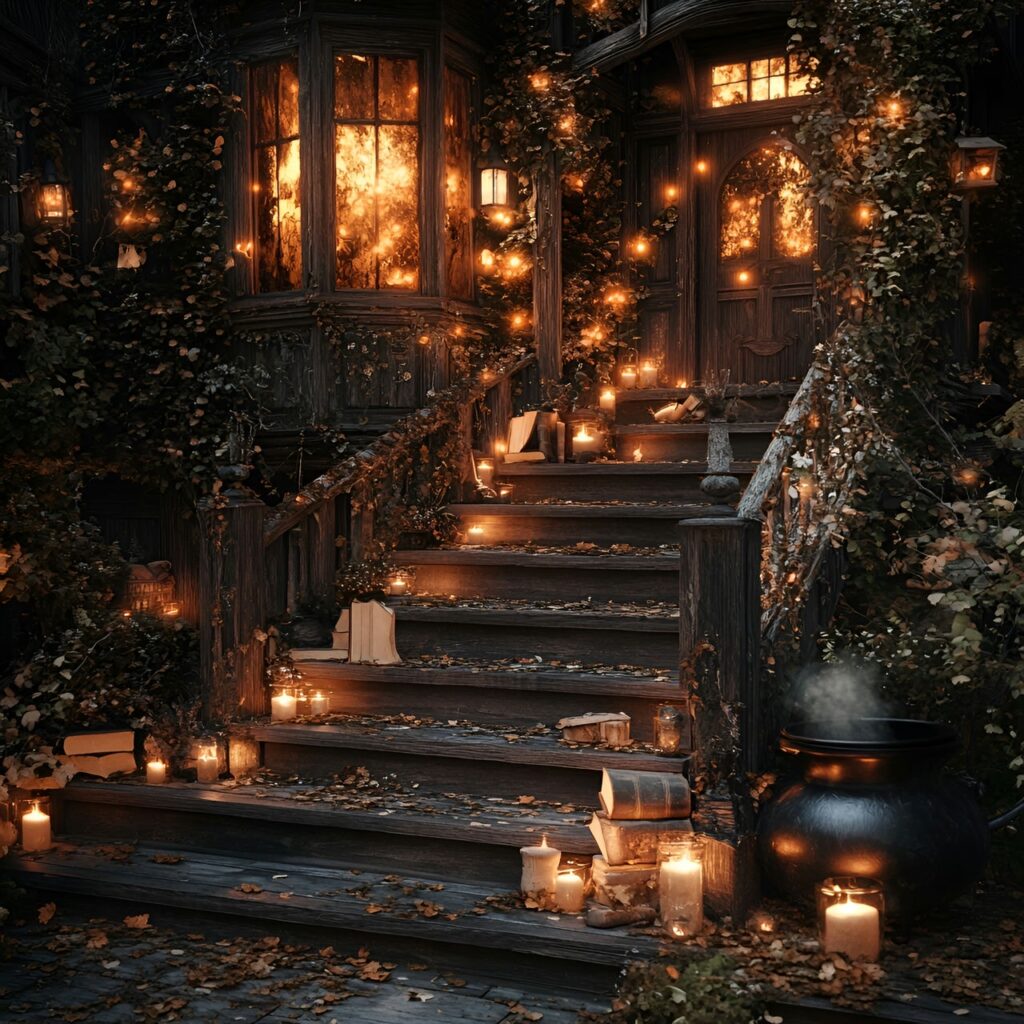 14. Magical Halloween Staircase