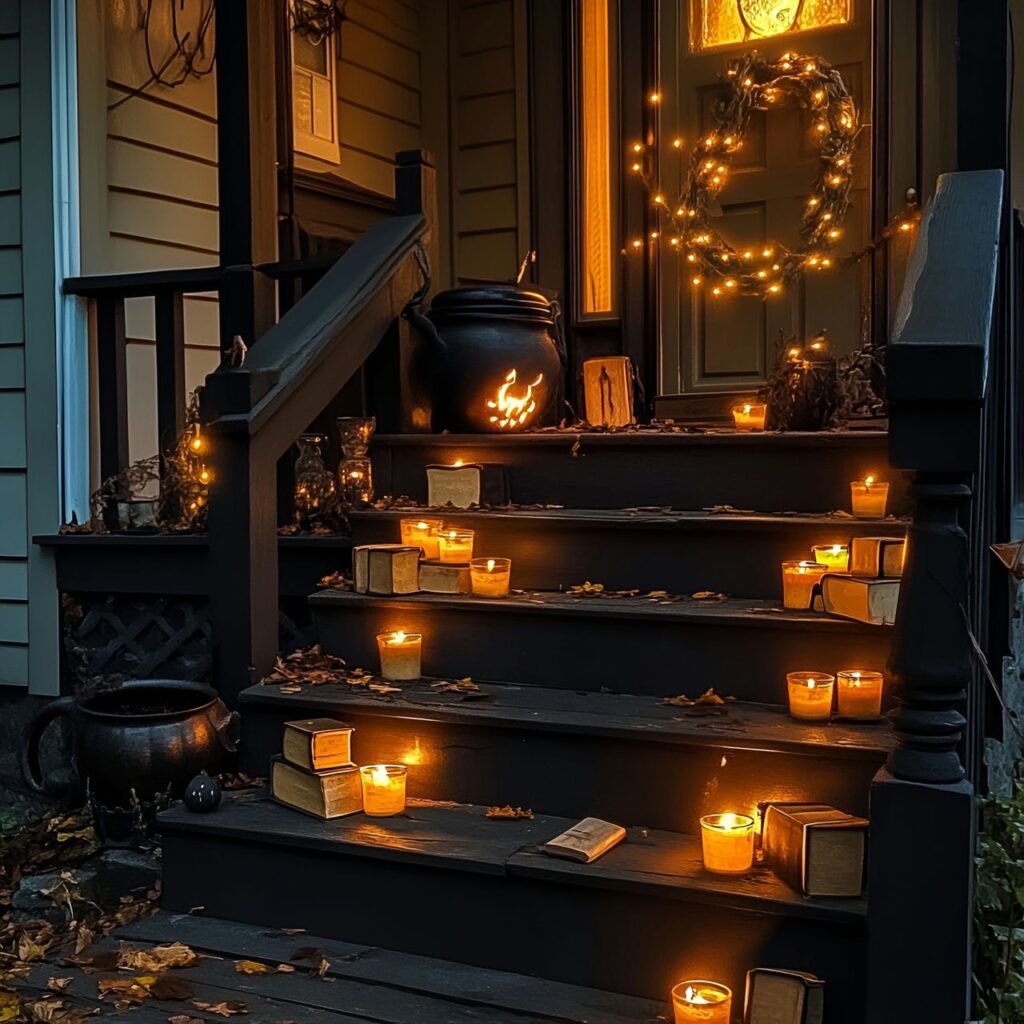 14. Magical Halloween Staircase