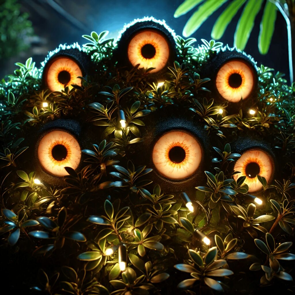 13. Monster Eyes in the Bushes