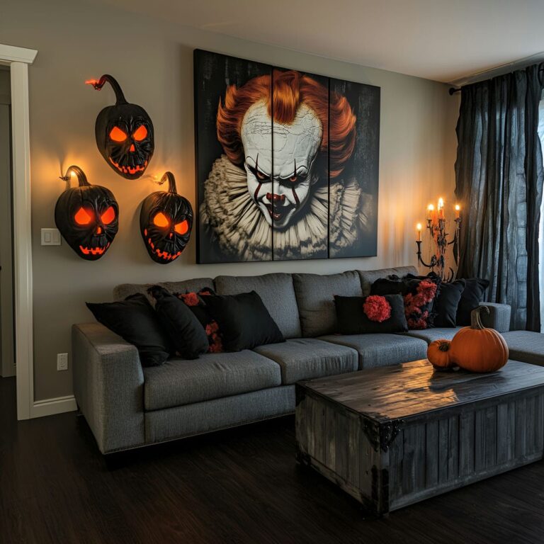 20 Living Room Halloween Decorations For A Spooky Makeover