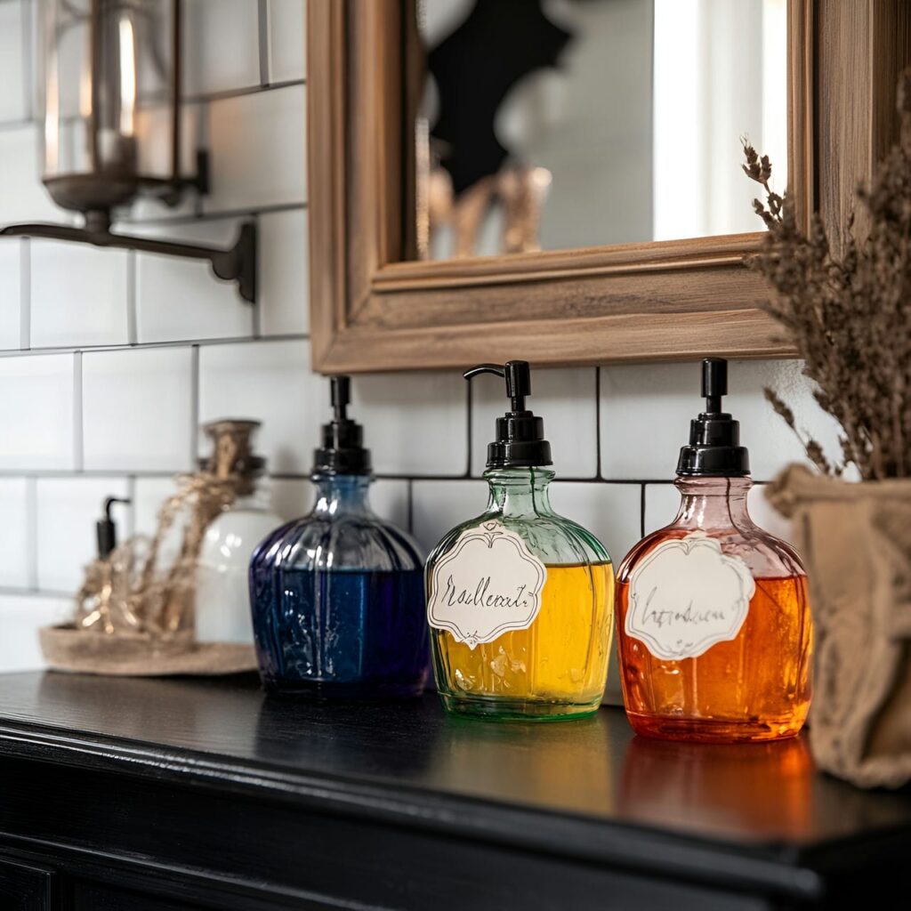 09. Potion Bottle Vanity Decorations with Witchy Vibe