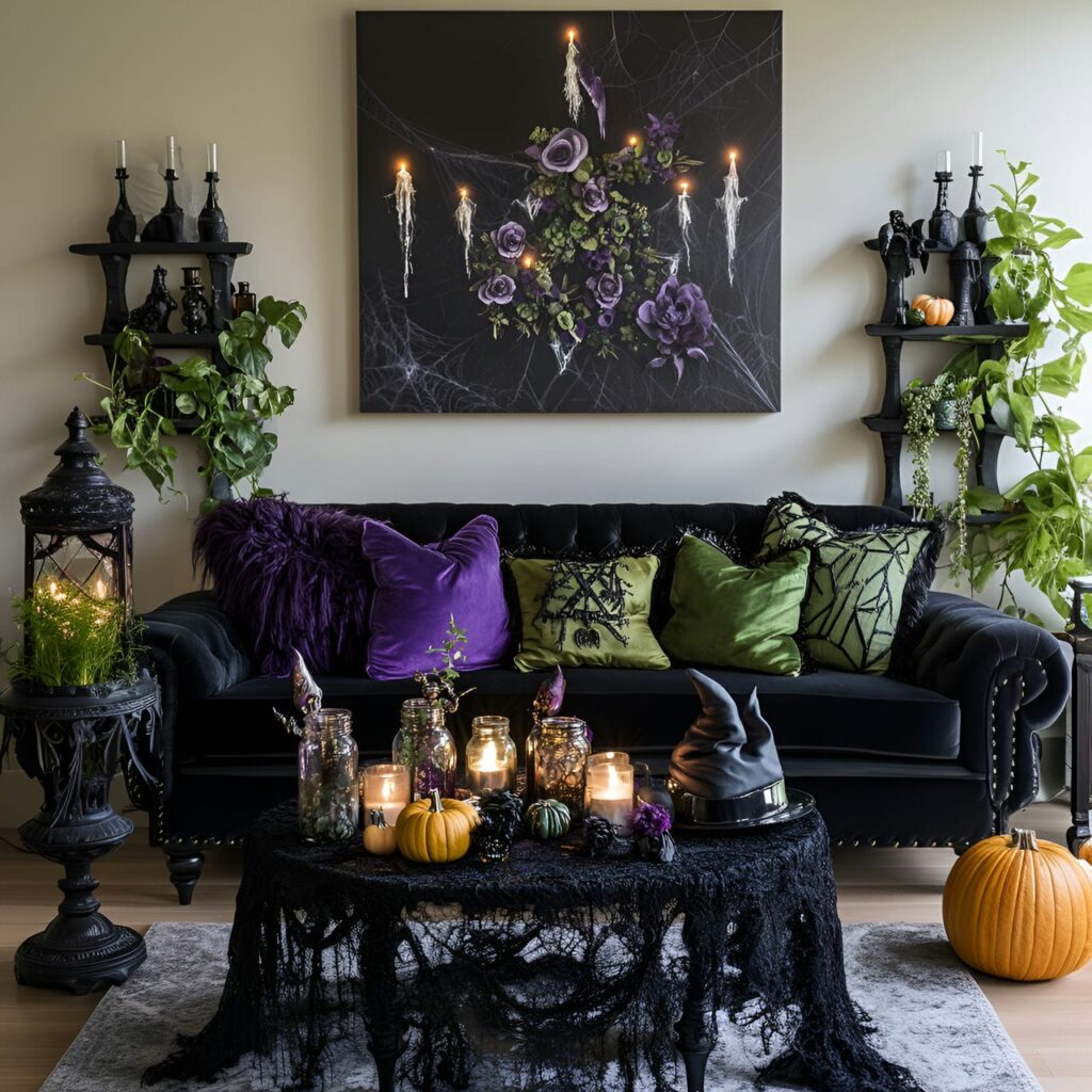 05. Sinister Scandinavian Sofa with Witchy Charm