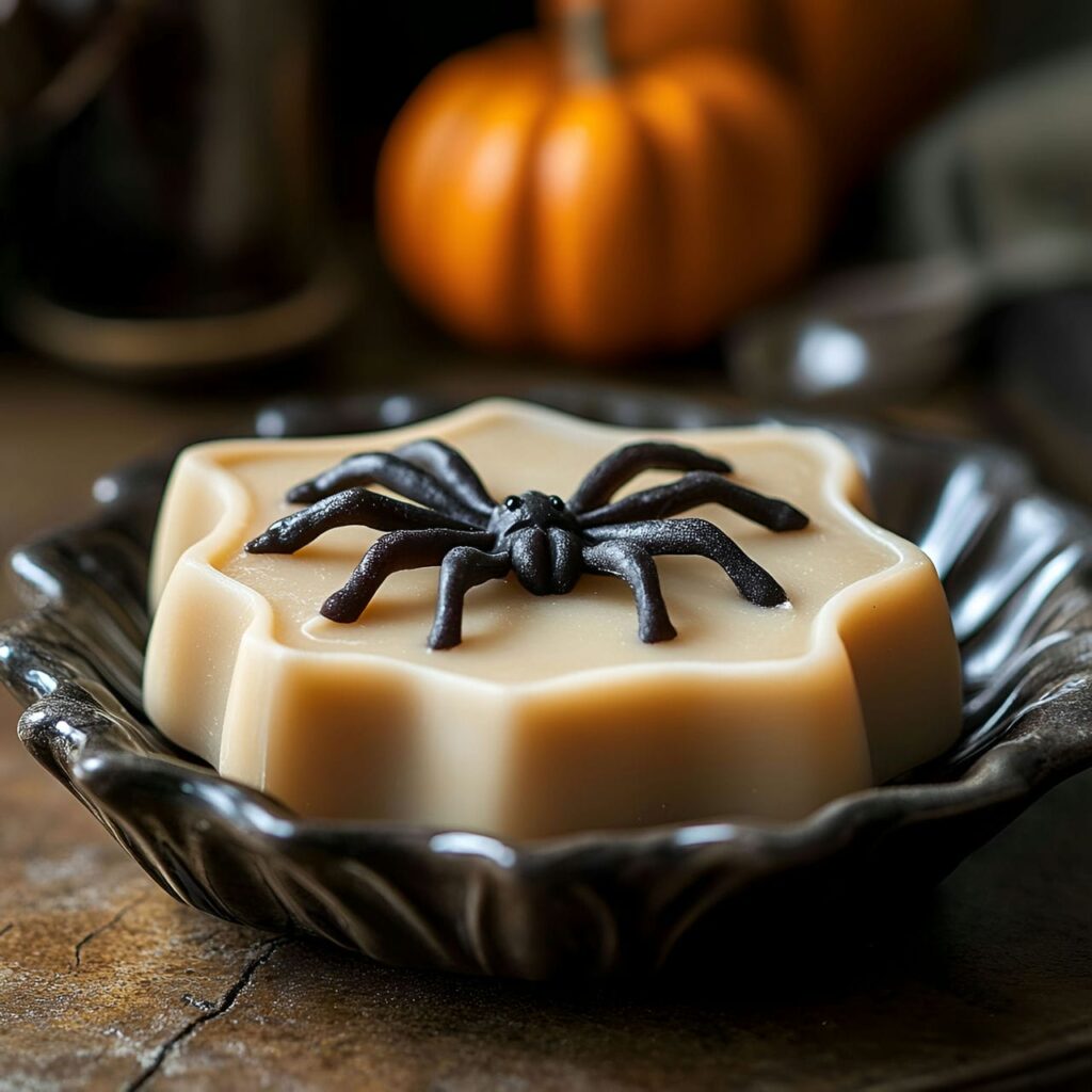 30. Spider Soap in a Web Dish with Creepy-Crawly Effect