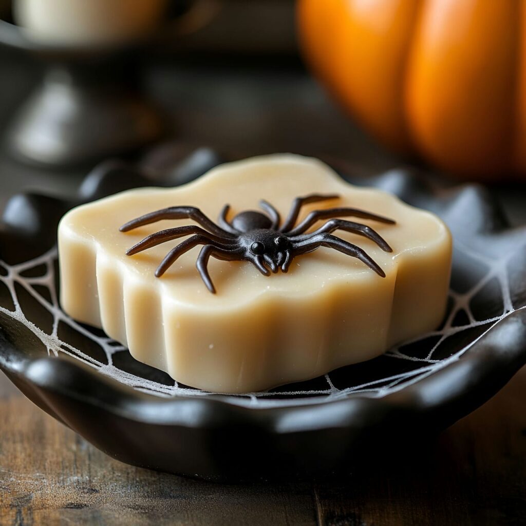 30. Spider Soap in a Web Dish with Creepy-Crawly Effect