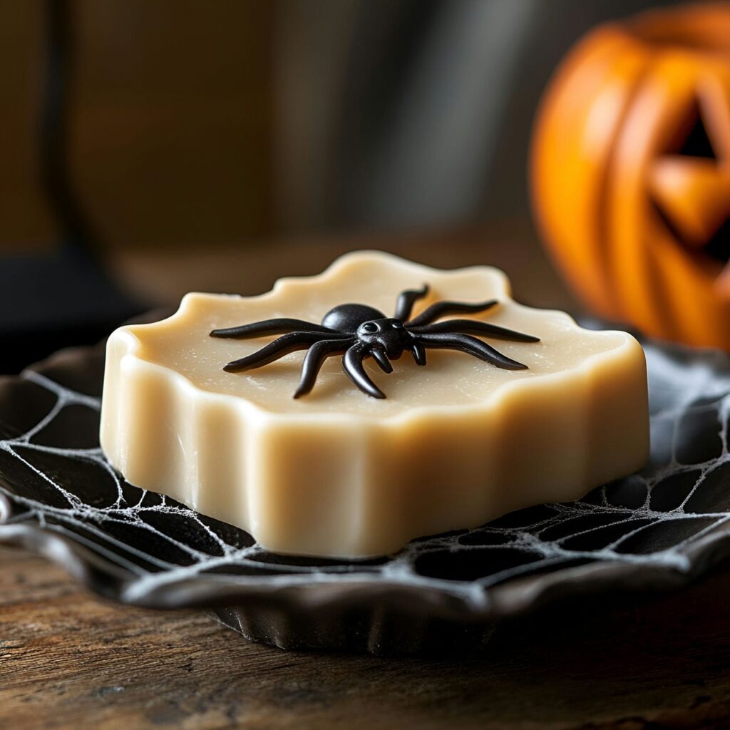 30. Spider Soap in a Web Dish with Creepy-Crawly Effect