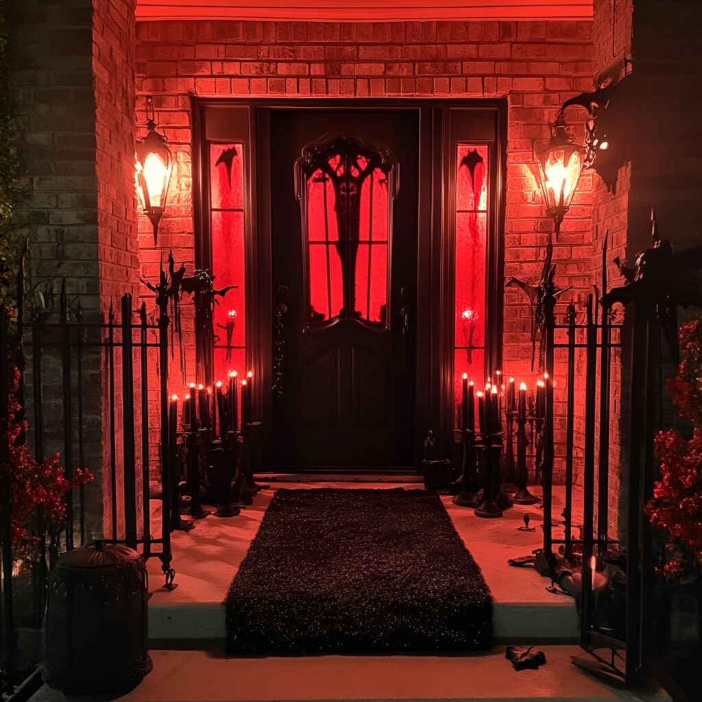 19. Vampire Crypt with Blood-Red Lighting