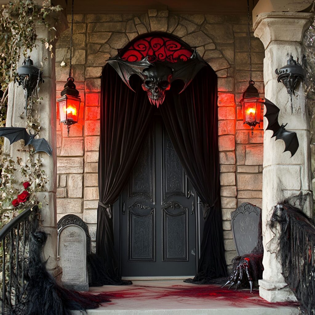 19. Vampire Crypt with Blood-Red Lighting