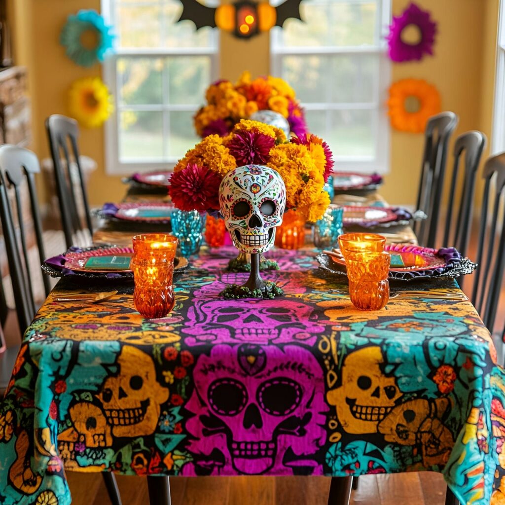 17. Vibrant Sugar Skull Soirée