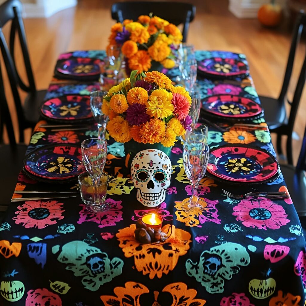 17. Vibrant Sugar Skull Soirée